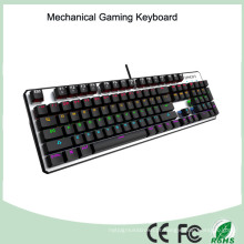 Top Sale CE RoHS LED com fio USB Backlight Mechanical Gaming Keyboard